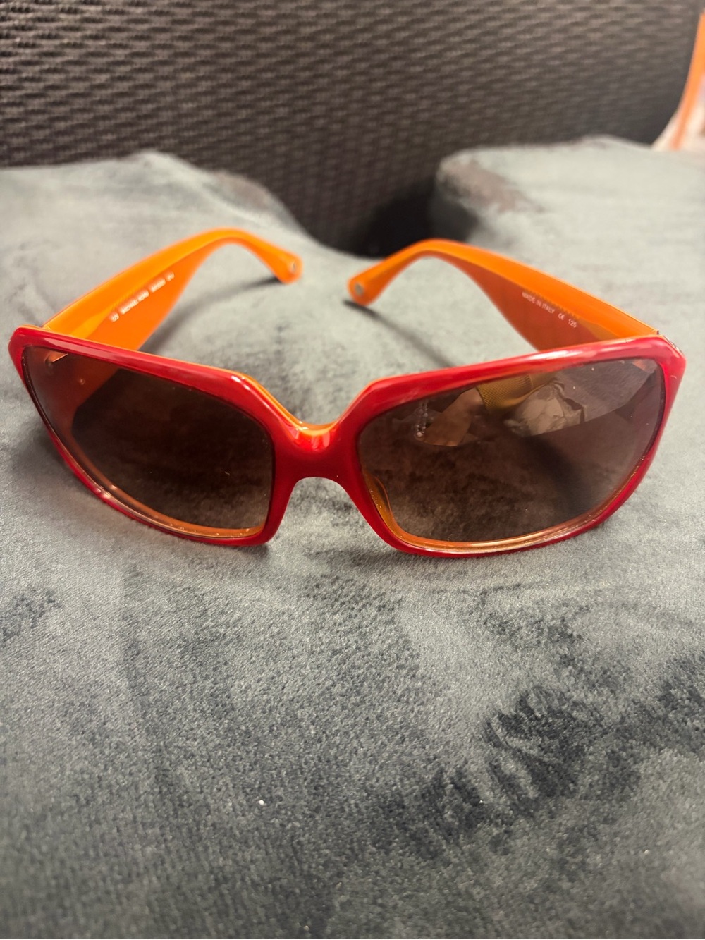Michael Kors Red Frame with Orange Temples Women's Sunglasses